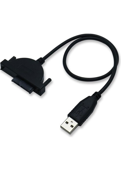 Weıjınto USB 2.0 Mini Sata Iı 7 + 6 13PIN Adaptör Dönüştürücü Kablosu Dizüstü Bilgisayar Cd/dvd Rom Sürücüsü (Yurt Dışından)