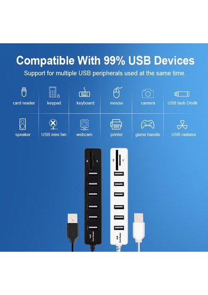 USB Hub 3/6 Bağlantı Noktası Genişletici Adaptör USB 3.0 Hub Çoklu USB Splitter 2.0 Hab 3 Hub 3.0 Pc Için Çoklu Usb3.0 Usb-Hub Kart Okuyucu (Yurt Dışından)