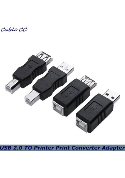 Usb2.0 A Erkek A Dişi B Dişi Yazıcı Baskı Dönüştürücü Adaptör Konnektörü USB 2.0 Bağlantı Noktası Perakende USB 2.0 Adaptörü (Yurt Dışından)
