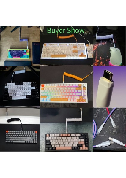 C Tipi USB Kablosu Mekanik Klavye Sarmal Kablo Tel Mekanik Klavye Aviator Masaüstü Bilgisayar Havacılık Konektörü (Yurt Dışından) modelleri