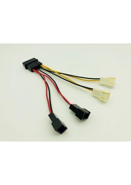 4pin Molex 3pin Fan Güç Kablosu Bilgisayar Soğutma Fanı Güç Kabloları Adaptör Konnektörü 12 V * 2/5 V * 2 Cpu Pc Kasa Fanı Kabloları Yenı (Yurt Dışından)