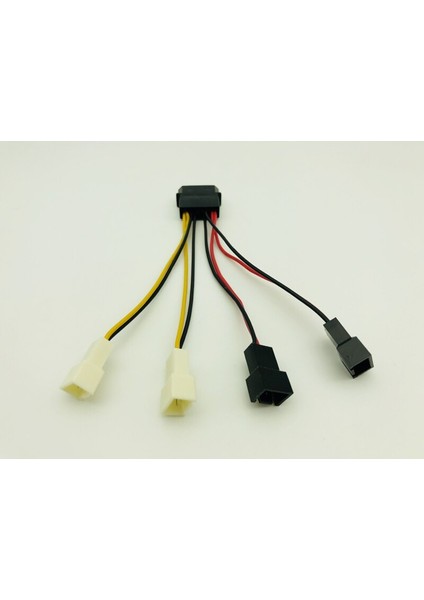 4pin Molex 3pin Fan Güç Kablosu Bilgisayar Soğutma Fanı Güç Kabloları Adaptör Konnektörü 12 V * 2/5 V * 2 Cpu Pc Kasa Fanı Kabloları Yenı (Yurt Dışından) fiyatları