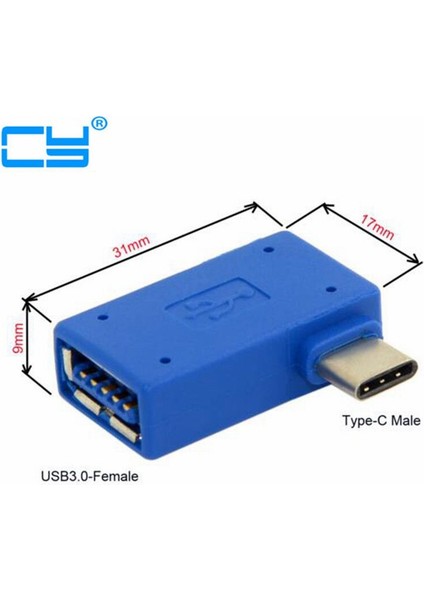 Sağ Açılı 90 Derece USB 3.1 Tip C Usb-C Tip-C Erkek USB 3.0 ve USB 2.0 A Dişi Otg Adaptör Konnektör Dönüştürücü Dizüstü Bilgisayar Için (Yurt Dışından) modelleri