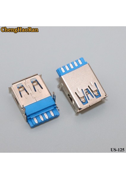 Chenghaoran 2 Adet/grup USB A Dişi Af 3.0 Tel Mavi Plastik USB Süper Yüksek Hızlı Konnektör Konnektörü Usb3.0 Yüksek Hızlı Dişi (Yurt Dışından) fırsatları