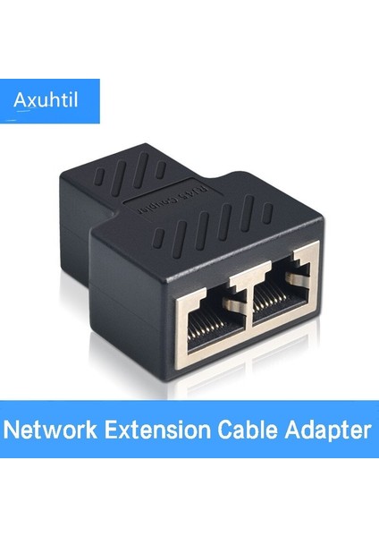 2 Adet RJ45 Splitter Adaptörü 1 Ila 2 Çift Dişi USB RJ45 Bağlantı Noktası 8P8C Genişletici Fiş Lan Inter Ethernet Soketli Konnektör (Yurt Dışından) fiyatları