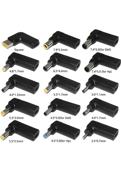 Dizüstü Güç Adaptörü Konnektörü Dc Fiş USB Tip C Dişi Evrensel Erkek Jack Dönüştürücü Hp Dell Asus Acer Lenovo Dizüstü Bilgisayar Için (Yurt Dışından)