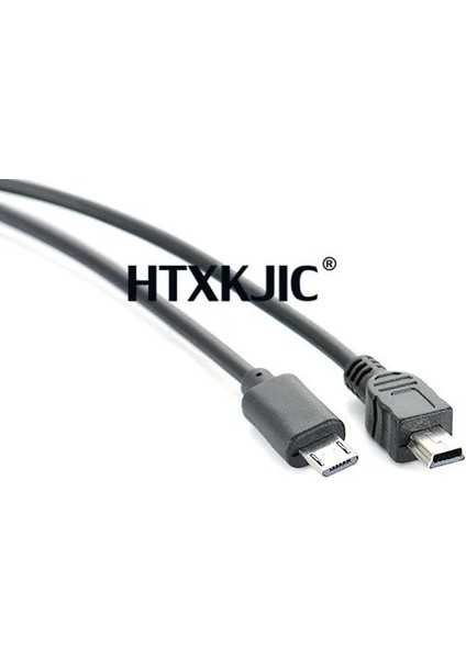 Tarih Kabloları 25CM Mikro USB 5 Pin B Erkek Mini USB 5 Pin Erkek Veri Adaptörü Dönüştürücü Kablo Kordonu Dropshipping (Yurt Dışından)