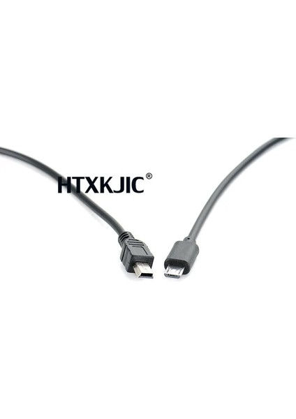 Tarih Kabloları 25CM Mikro USB 5 Pin B Erkek Mini USB 5 Pin Erkek Veri Adaptörü Dönüştürücü Kablo Kordonu Dropshipping (Yurt Dışından)