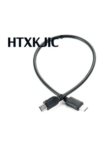 Tarih Kabloları 25CM Mikro USB 5 Pin B Erkek Mini USB 5 Pin Erkek Veri Adaptörü Dönüştürücü Kablo Kordonu Dropshipping (Yurt Dışından)