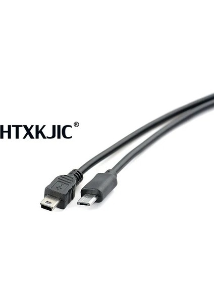 Tarih Kabloları 25CM Mikro USB 5 Pin B Erkek Mini USB 5 Pin Erkek Veri Adaptörü Dönüştürücü Kablo Kordonu Dropshipping (Yurt Dışından)