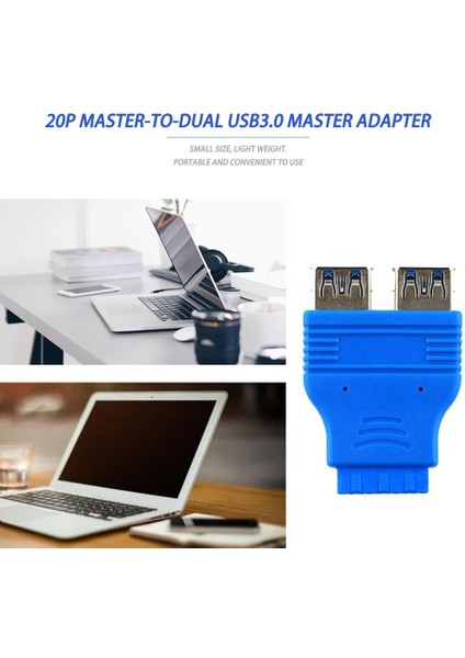 Anakart 2 Port USB 3.0 A Dişi 20 Pin Başlık Dişi Konnektör Adaptörü USB 3.0 Uyumlu (Yurt Dışından) fiyatları