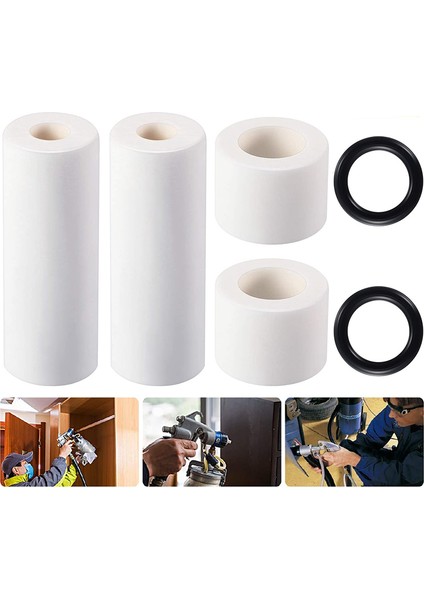 Basınçlı Yıkama Aksesuarları-4*başlık 2*önlük-Beyaz (Yurt Dışından) modelleri