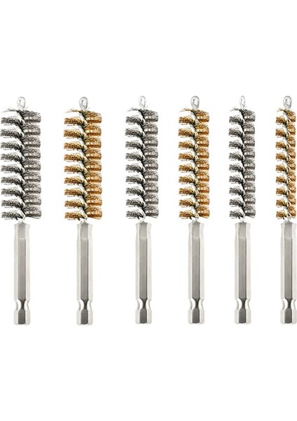 12 Adet Tel Delik Fırça Delik Temizleme Fırçası Fırça Seti Paslanmaz Çelik Tel Bükülmüş Fırça Matkap Darbeli Sürücü Için 6 Boyutunda (Yurt Dışından) fırsatları