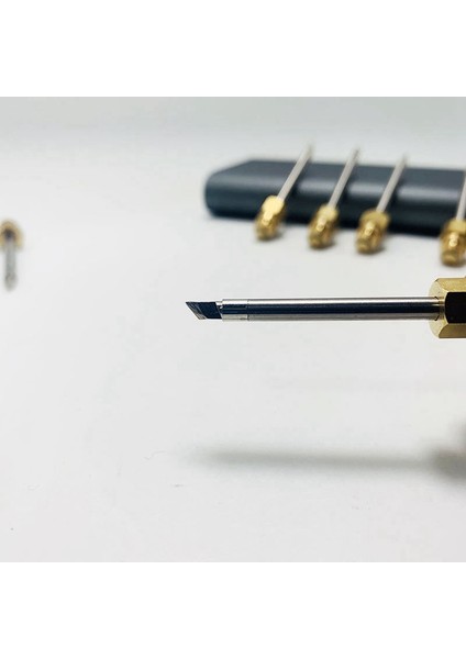 Zoroom 3X510 Arayüzü Havya Ucu Mini Taşınabilir USB Havya Ucu Kaynak Rework Aksesuarları, Bıçak Ucu (Yurt Dışından)