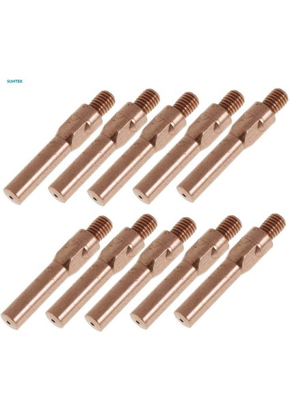 2X10 Adet Kırmızı Bakır Gaz Korumalı Kaynak Kaynak Kaynakçı Kontak Memesi 1.2mm (Yurt Dışından)