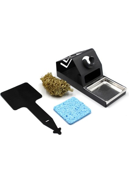 FS-T12 Havya Istasyonu Standı Istikrarlı Kaynak Lehim Demir Ipuçları Tutucu Yalıtım Pedi Pirinç Tel Top Ucu (Yurt Dışından)