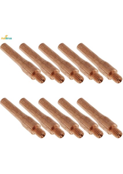 Gaz Kaynakçıları Için 2x 10 Adet 45MM Kaynakçı Kontak Nozulu Ucu (Yurt Dışından)