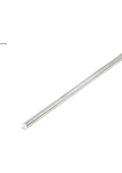 2x 0.5mx 6063 Alüminyum Alaşımlı Yuvarlak Katı Çubuk Silindir Çubuk Mili, Çap. 3 mm (Yurt Dışından)