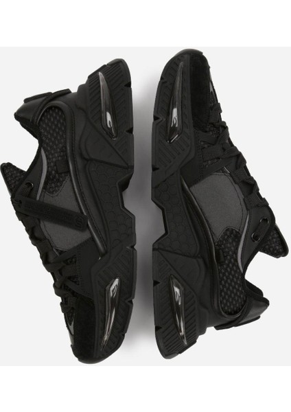 Mixed Material Airmaster Sneakers