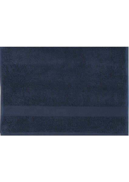 Antibakteriyal %100 Doğal Pamuk El Yüz Saç Havlusu 50 x 90 cm Lacivert indirimleri