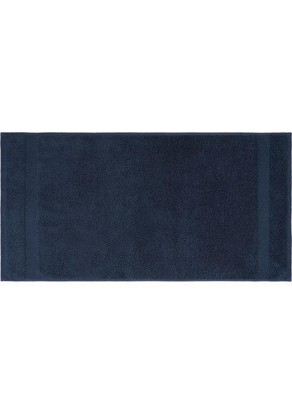 Antibakteriyal %100 Doğal Pamuk El Yüz Saç Havlusu 50 x 90 cm Lacivert
