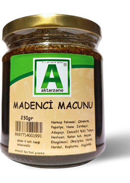 Madenci Macunu 230GR Avantajlı Kavanoz Hızlı Etki