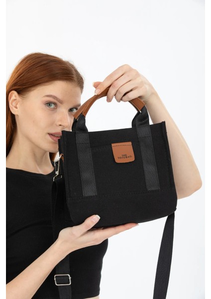 Tote Bag Kanvas El ve Omuz Çanta