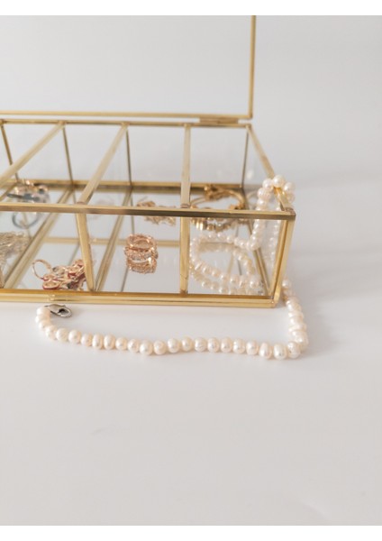 Pirinç Cam Gold Çikolata Nişan Aksesuar Kutusu fırsatları