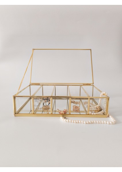 Pirinç Cam Gold Çikolata Nişan Aksesuar Kutusu indirimleri