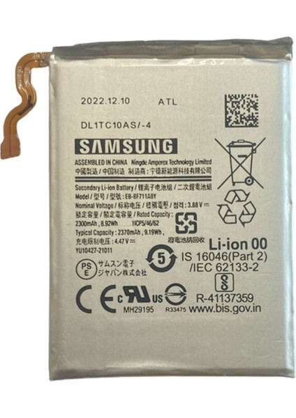 Samsung Galaxy Z Flip 3 5g Uyumlu Pil Batarya GH82 EB-BF711ABY 2370 Mah