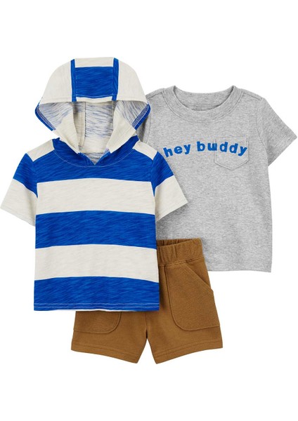 Erkek Bebek Alt Üst Set