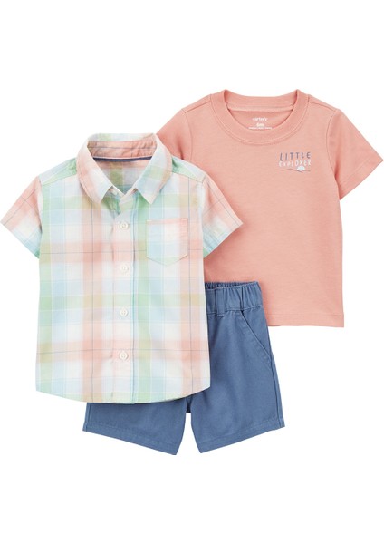 Erkek Bebek Alt Üst Set