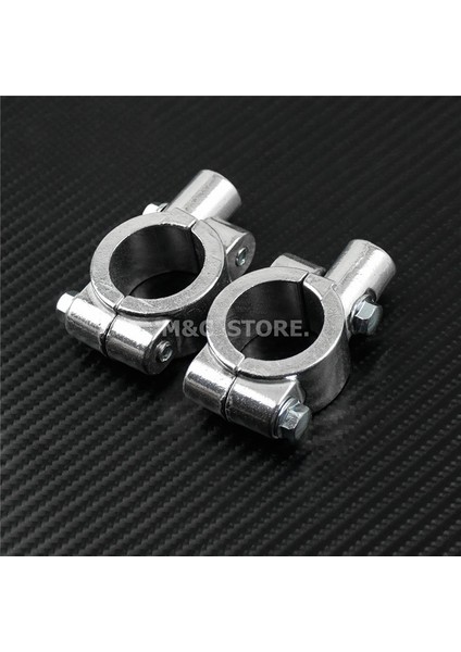 25 mm 8 mm Siyah Stil Et Motosiklet Gidon Ayna Montaj Kelepçesi Dikiz Aynası Tutucu Braketi Siyah Gümüş (Yurt Dışından) modelleri