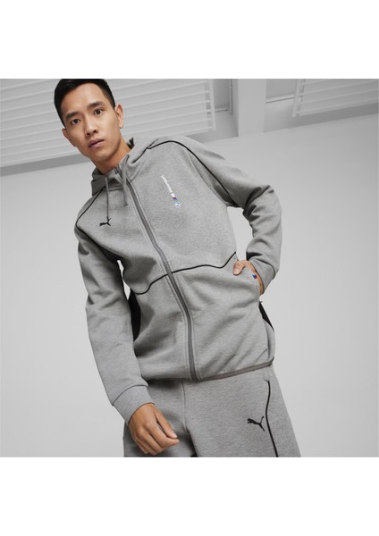 Bmw Mms Hooded Sweat Jacket Erkek Sweatshirt