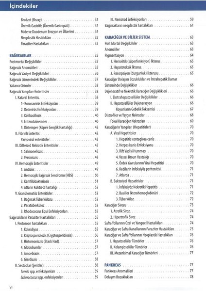 Veteriner Sistemik Patoloji Cilt: 1 / 6. Baskı