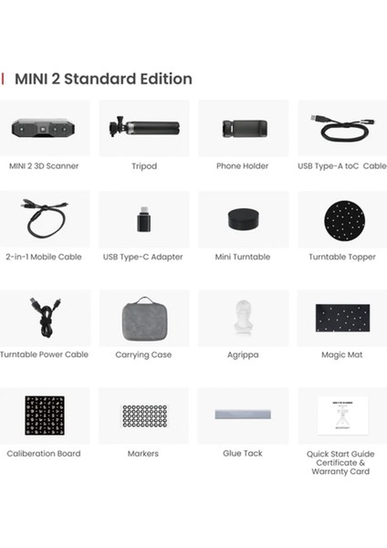 3D Scanner Mını 2 Standard