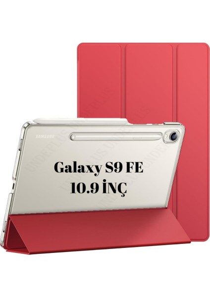 Samsung Galaxy Tab S9 Fe X510 X516 X518 Kılıf Pu Deri Smart Standlı Case