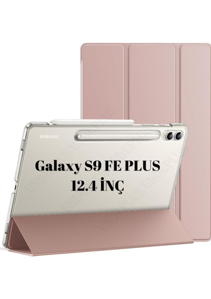 Samsung Galaxy Tab S9 FE Plus/S10 Plus/S9 Plus Kılıf PU Deri Smart Standlı Case X610-16-810-18 X820