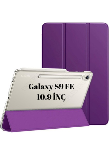 Samsung Galaxy Tab S10 Lite FE/S10/S9 FE/S9 Kılıf PU Deri Smart Standlı Case(12.4inç Değildir)