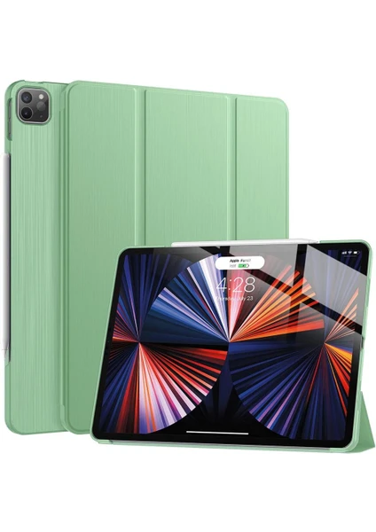 Apple iPad Pro 11 2. Nesil Kılıf Pu Deri Smart Standlı Case A2228 A2068 A2230 A2231