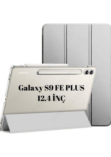 Samsung Galaxy Tab S9 FE Plus/S10 Plus/S9 Plus Kılıf PU Deri Smart Standlı Case X610-16-810-18 X820