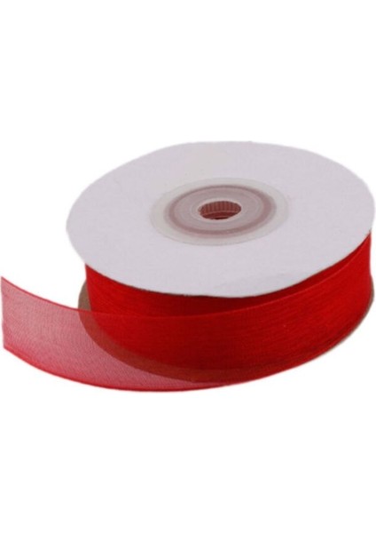 Organze Kurdele 40 mm - 22 Metre Kırmızı