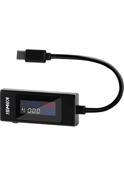 Kowsı KWS-065C Type-C Usb-C 4-30V Gerilim Ölçer Zamanlama Ampermetre Dijital Monitör USB Şarj Cihazı Test Cihazı Güç Ölçer (Yurt Dışından)