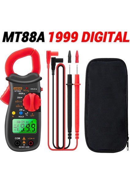 Aneng Dijital Pens Metre MT88A Dc/ac Gerilim 1999 Sayım Multimetre Ncv Testi Arka Işık (Yurt Dışından)