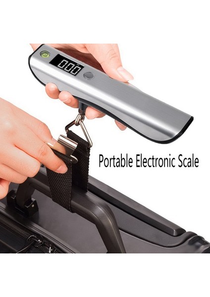 Taşınabilir Mini Bavul Ölçeği LED Ekran 50KG/110LB Dijital Bagaj Ölçeği Seyahat Çantası Asmak Terazi Tartı Dengesi (Yurt Dışından) modelleri