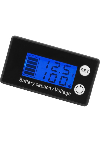 LCD Ekranlı Pil Ölçer 2 Kablolu Yüzde Gerilim Dc 7-68V Yeni (Yurt Dışından)