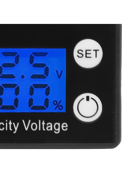 LCD Ekranlı Pil Ölçer 2 Kablolu Yüzde Gerilim Dc 7-68V Yeni (Yurt Dışından)