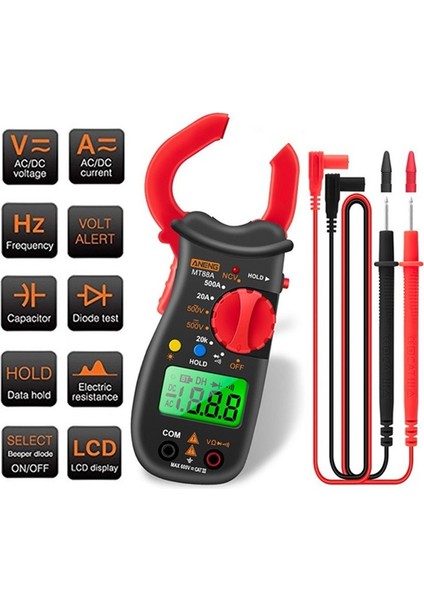 Aneng Dijital Pens Metre Ac/dc Gerilim 1999 Sayım Multimetre Ncv Testi Arka Işık (Yurt Dışından) fırsatları