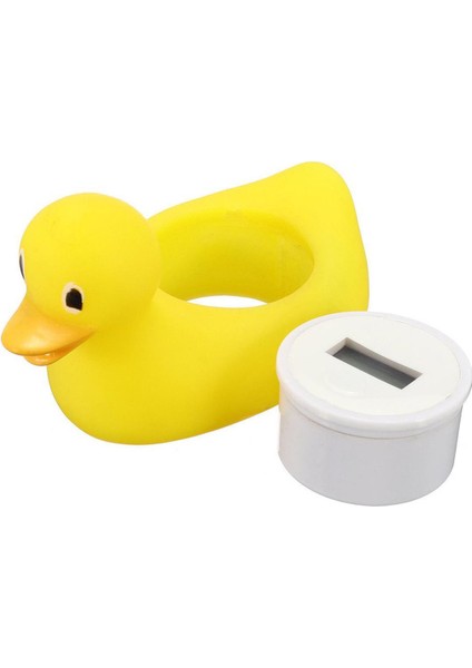 1 Adet Bebek Su Termometresi Plastik Sıcaklık Ölçümü Bebek Duş Sensörü Termometre Yüzen Banyo Bakımı - Sarı (Yurt Dışından)