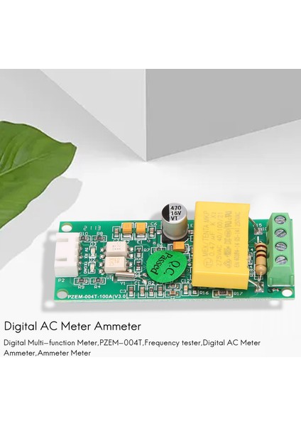 Dijital Ac Metre Ampermetre Ttl Akım Güç Faktörü Test Cihazı Modülü (Yurt Dışından)